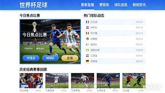 2026世界杯直播网站推荐平台大全